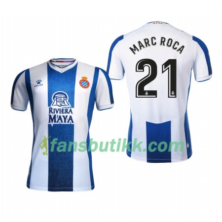 Fotballdrakt RCD Espanyol Marc Roca 21 Hjemmetrøye 2019-2020 Kortermet